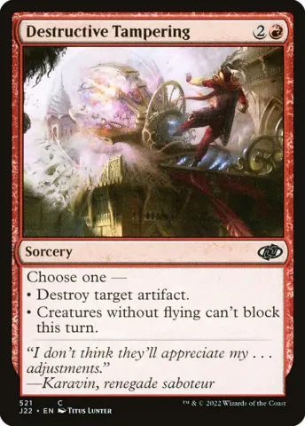 Destructive Tampering · 521