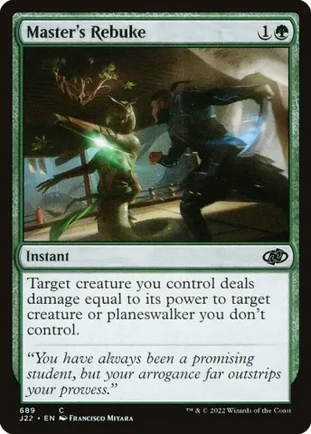 Master's Rebuke · 689