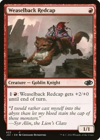 Weaselback Redcap · 622