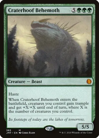 Craterhoof Behemoth · 385