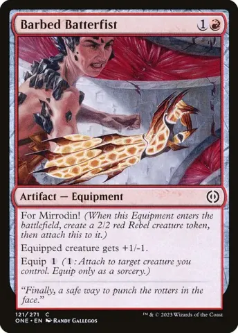 Barbed Batterfist · 121