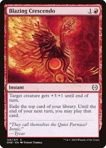 Blazing Crescendo · 123
