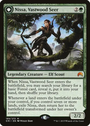Nissa, Vastwood Seer // Nissa, Sage Animist · 189