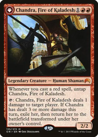 Chandra, Fire of Kaladesh // Chandra, Roaring Flame · 135