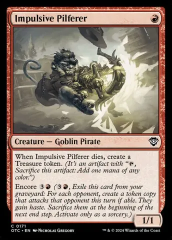 Impulsive Pilferer · 171