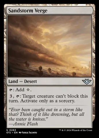 Sandstorm Verge · 263