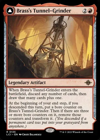 Brass's Tunnel-Grinder // Tecutlan, the Searing Rift · 135