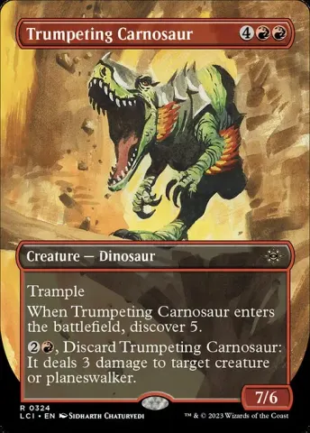 Trumpeting Carnosaur · 324