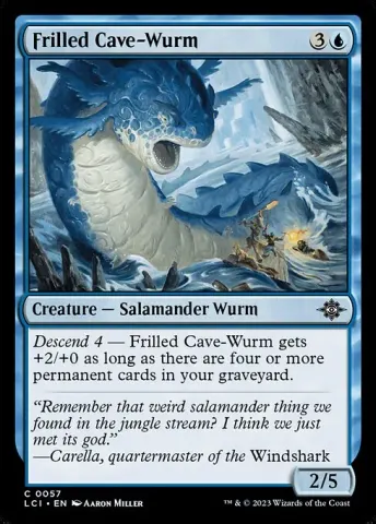 Frilled Cave-Wurm · 57