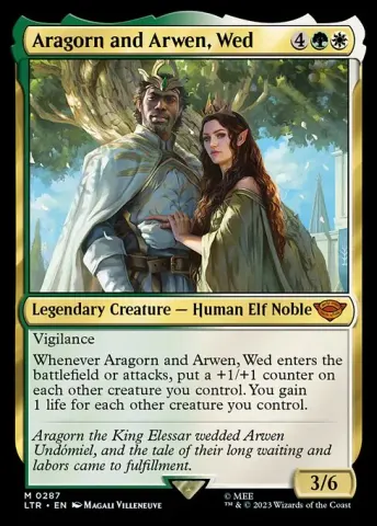 Aragorn and Arwen, Wed · 287