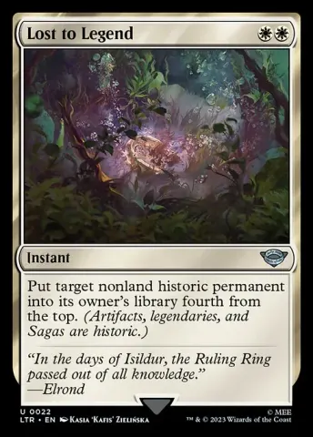 Lost to Legend · 22