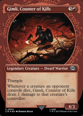 Gimli, Counter of Kills · 804