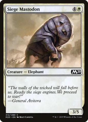 Siege Mastodon · 312