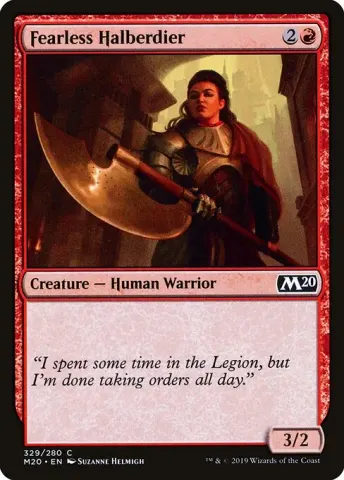 Fearless Halberdier · 329