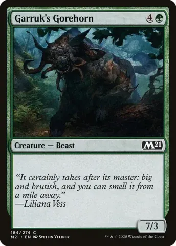 Garruk's Gorehorn · 184