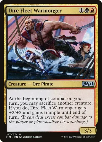 Dire Fleet Warmonger · 217