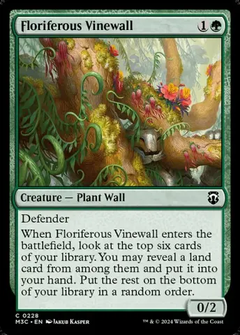 Floriferous Vinewall · 228