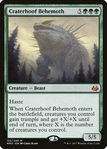 Craterhoof Behemoth · 122