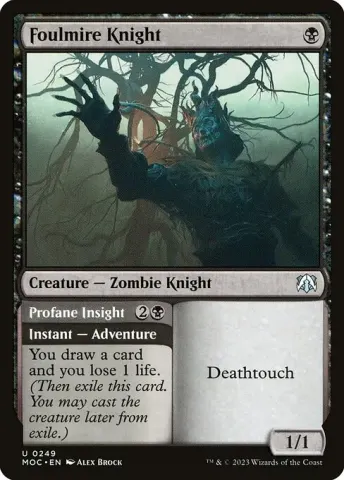 Foulmire Knight // Profane Insight · 249