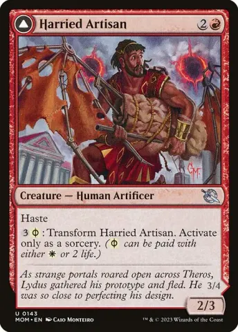 Harried Artisan // Phyrexian Skyflayer · 143