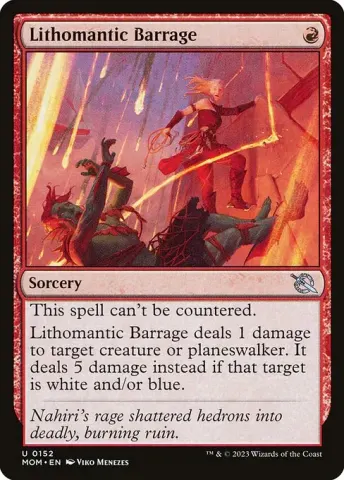 Lithomantic Barrage · 152