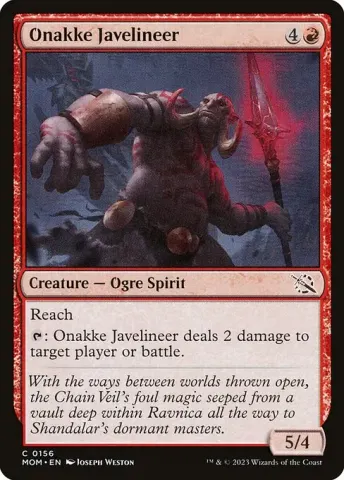 Onakke Javelineer · 156
