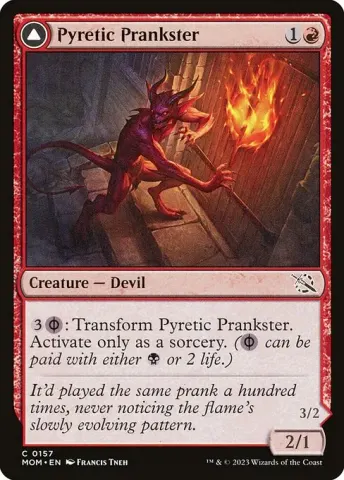 Pyretic Prankster // Glistening Goremonger · 157