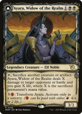 Ayara, Widow of the Realm // Ayara, Furnace Queen · 296