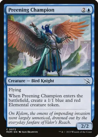 Preening Champion · 73
