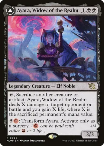 Ayara, Widow of the Realm // Ayara, Furnace Queen · 90