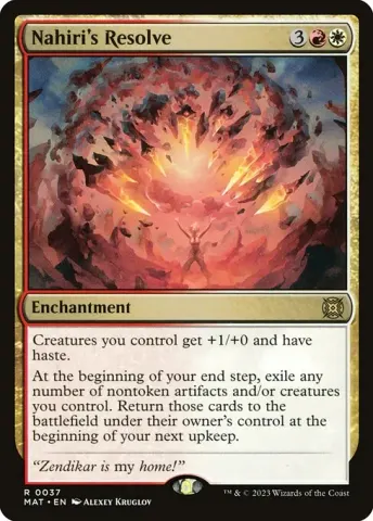 Nahiri's Resolve · 37