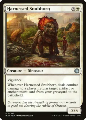 Harnessed Snubhorn · 3