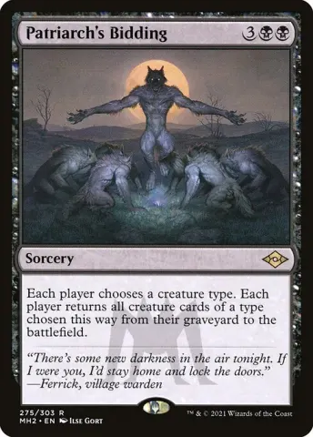 Patriarch's Bidding · 275