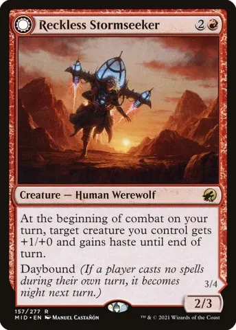 Reckless Stormseeker // Storm-Charged Slasher · 157