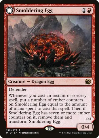 Smoldering Egg // Ashmouth Dragon · 159