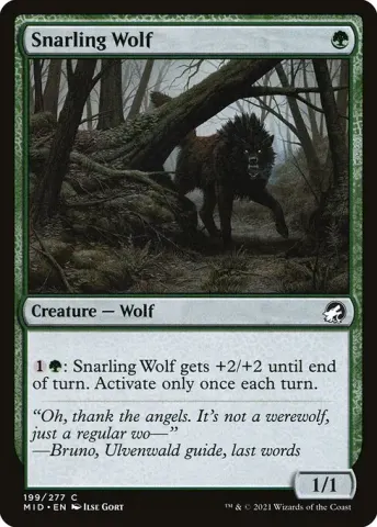 Snarling Wolf · 199