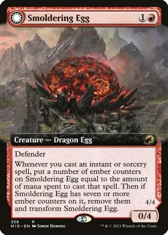 Smoldering Egg // Ashmouth Dragon · 358