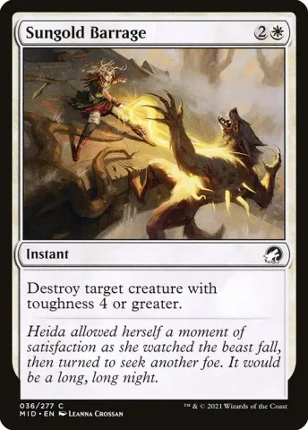Sungold Barrage · 36