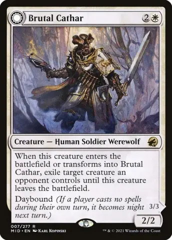 Brutal Cathar // Moonrage Brute · 7