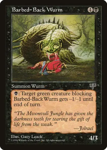 Barbed-Back Wurm · 105
