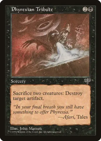 Phyrexian Tribute · 134