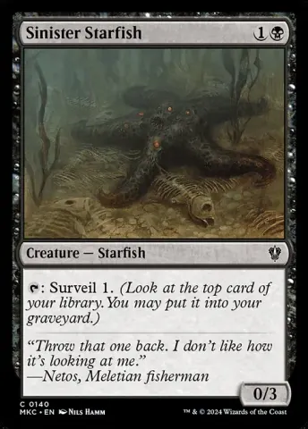 Sinister Starfish · 140