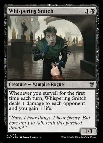 Whispering Snitch · 144