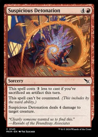 Suspicious Detonation · 145
