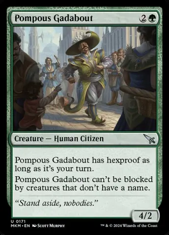Pompous Gadabout · 171