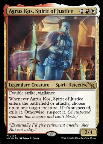 Agrus Kos, Spirit of Justice · 184