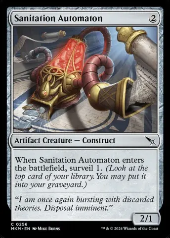 Sanitation Automaton · 256