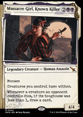 Massacre Girl, Known Killer · 344