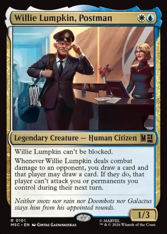Willie Lumpkin, Postman · 101