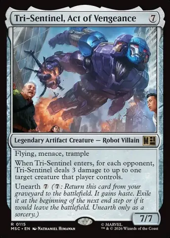 Tri-Sentinel, Act of Vengeance · 115
